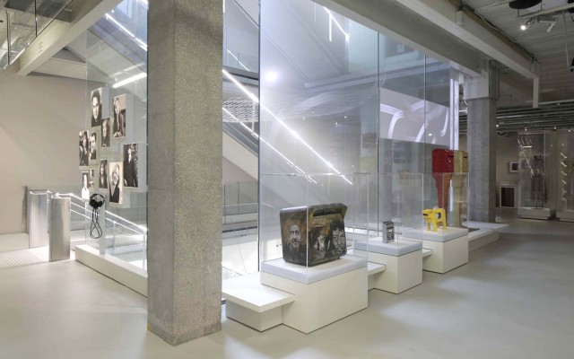 Vue intérieure du musée de la Poste