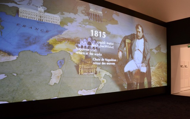 "Le Louvre de Napoléon" : fresque audiovisuelle de 11,6 mètres de long