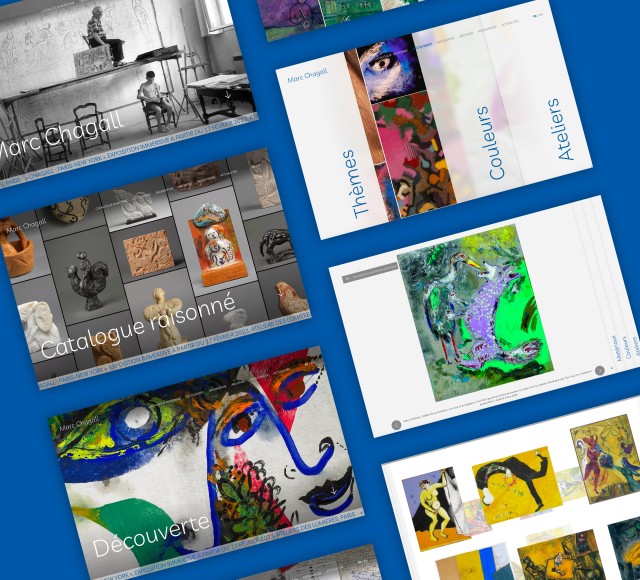 Copie d'écran du site de Marc Chagall 2023